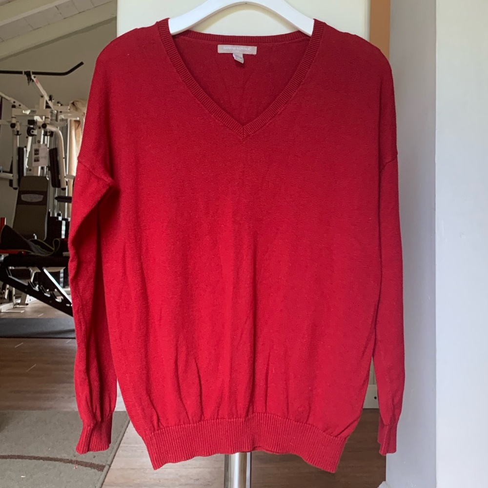 Red Banana Republic V-neck Sweater